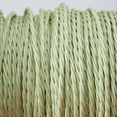 Tisane licht groen gevlochten strijkijzersnoer