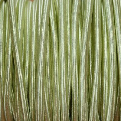 Groen stoffen snoer Tisane licht groen rond strijkijzersnoer