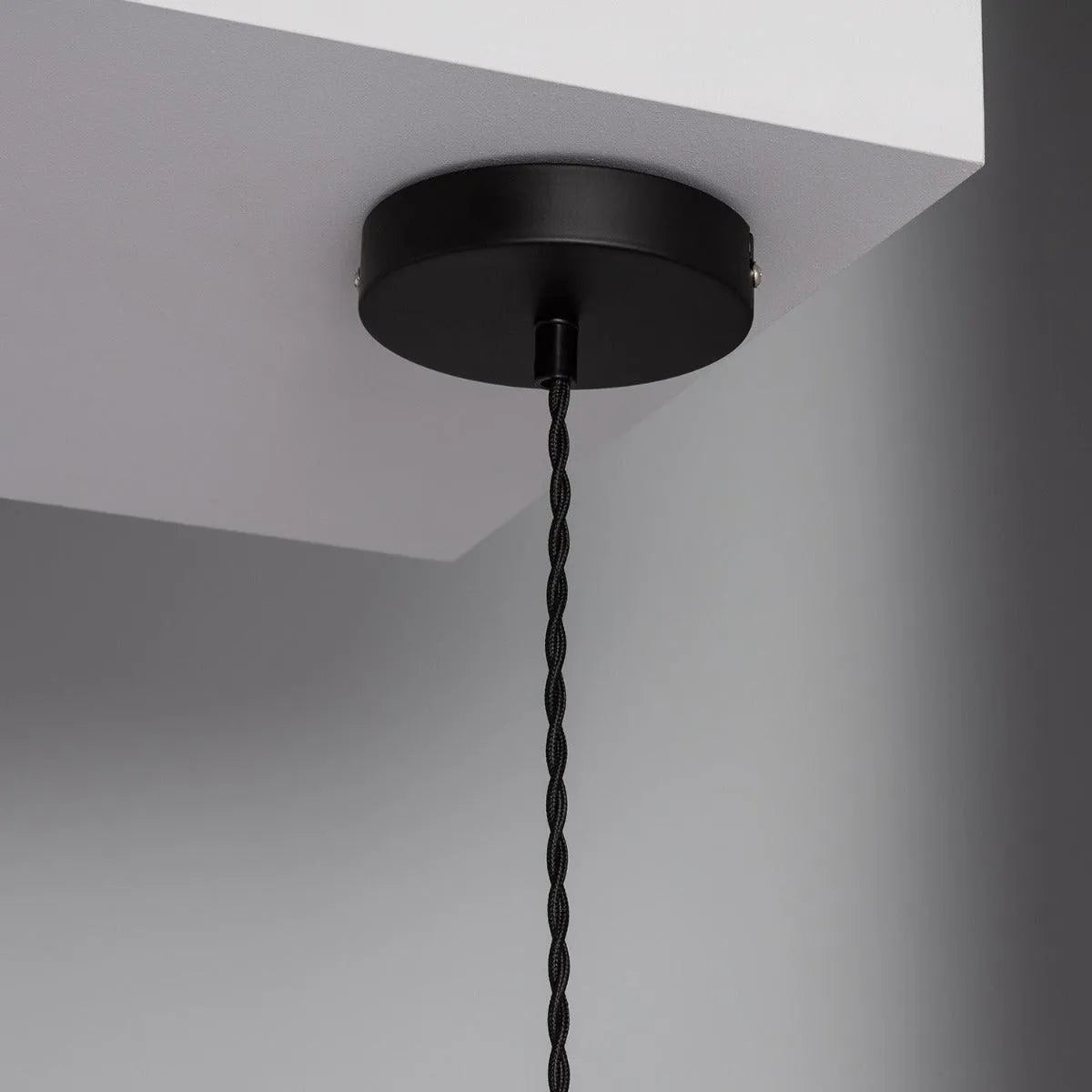 Hanglamp modern 'Vinta' E27 fitting modern touwlamp rond 30 cm - FOIR