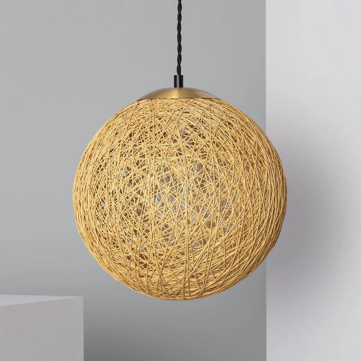 touwlamp met stekker bol lamp groot e27 fitting
