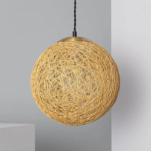touwlamp met stekker bol lamp groot e27 fitting