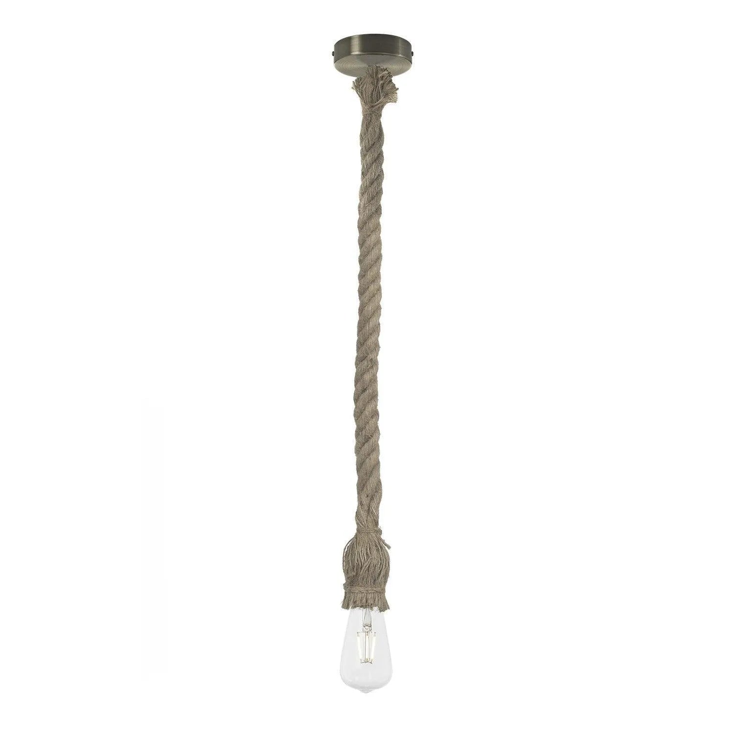Touw hanglamp vintage retro E27 fitting
