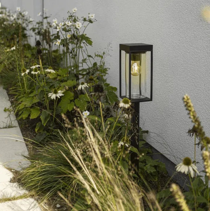 Lutec Flair staande tuinlamp solar met E27 fitting industrieel 76cm - FOIR
