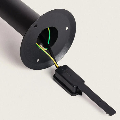 Staande zwarte tuinlamp met E27 fitting 'Winston' - FOIR