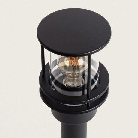 Staande zwarte tuinlamp met E27 fitting 'Winston' - FOIR
