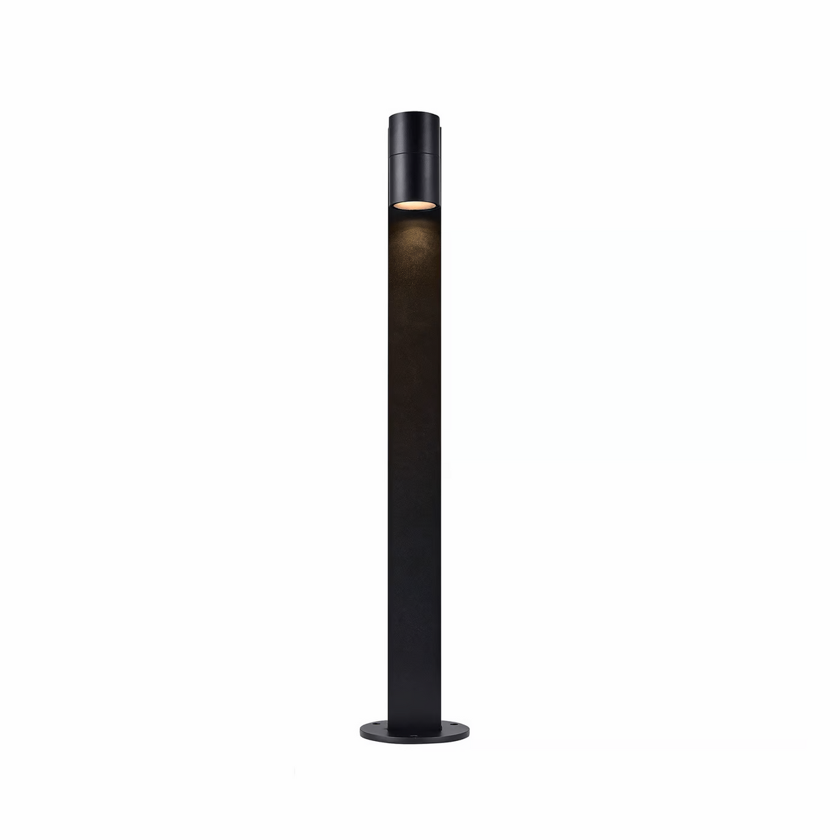 Staande buitenlamp zwart GU10 Tin Downlighter 80 cm