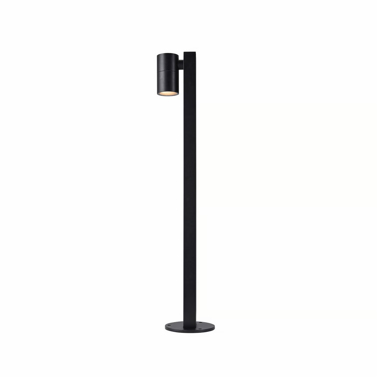 Staande buitenlamp zwart GU10 Tin Downlighter 80 cm
