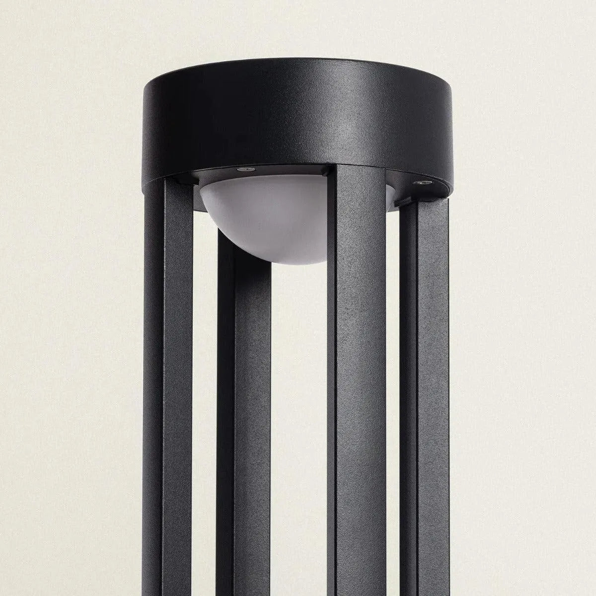 Staande lamp 'Elda' modern led lamp rond zwart 7W IP54 60 cm - FOIR