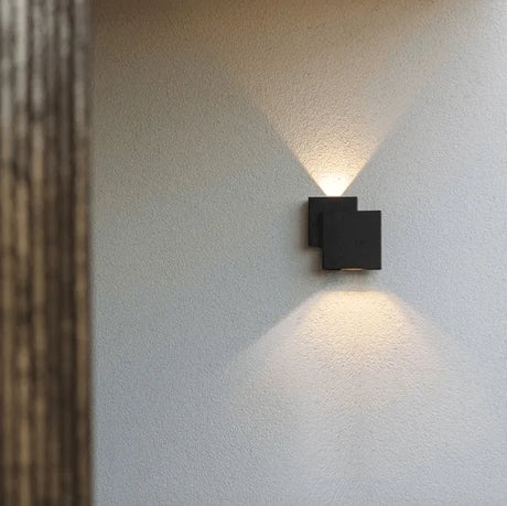 Buitenlamp Rialto gevelverlichting mat zwart met ingebouwde LED (3000K) - FOIR