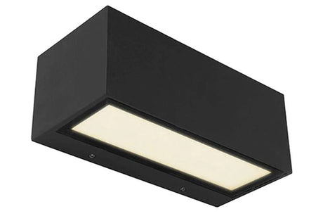 Gemini wandlamp mat zwart met LED lichtbron 6939412011639 5189112012 helder glas