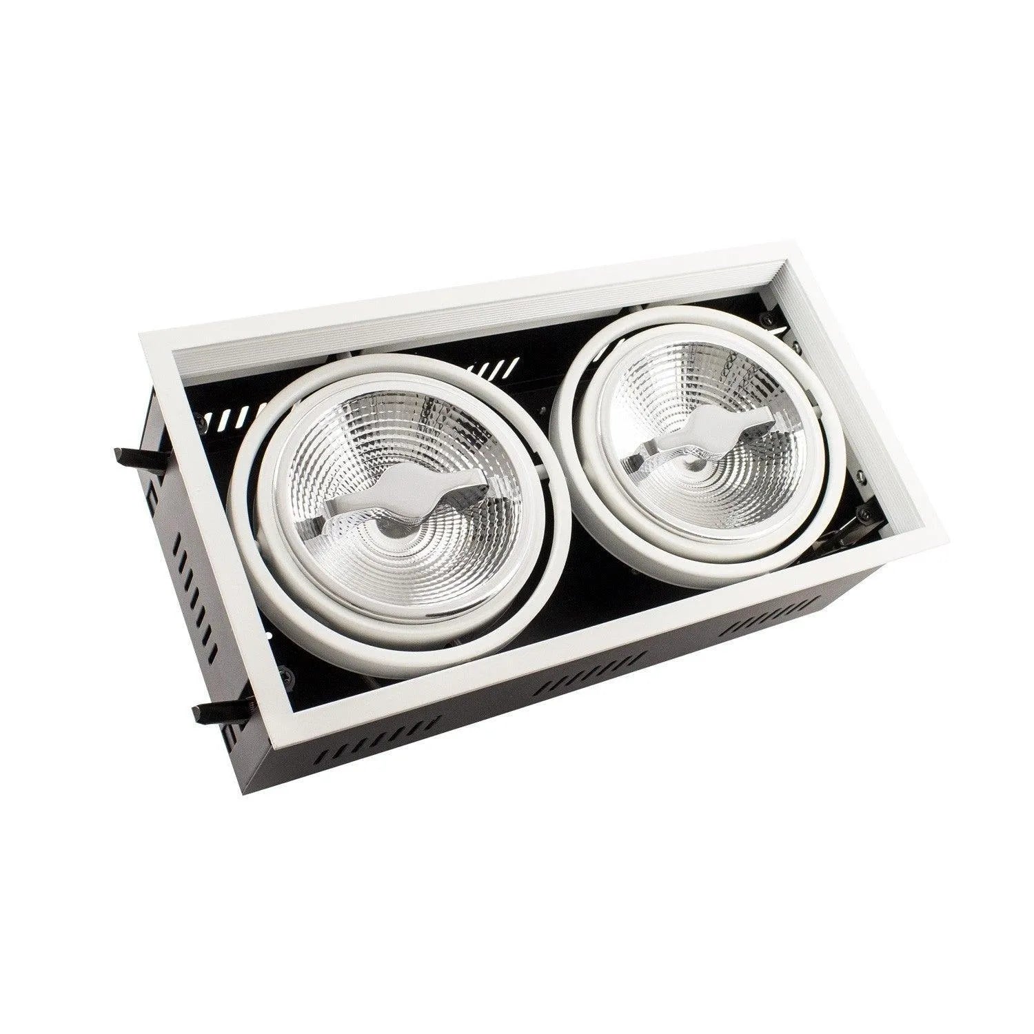 Plafondspot CREE dubbel wit modern COB led lamp 30W
