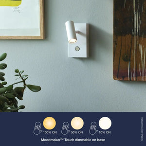 Wandlamp wit met schakelaar slaapkamer ld
