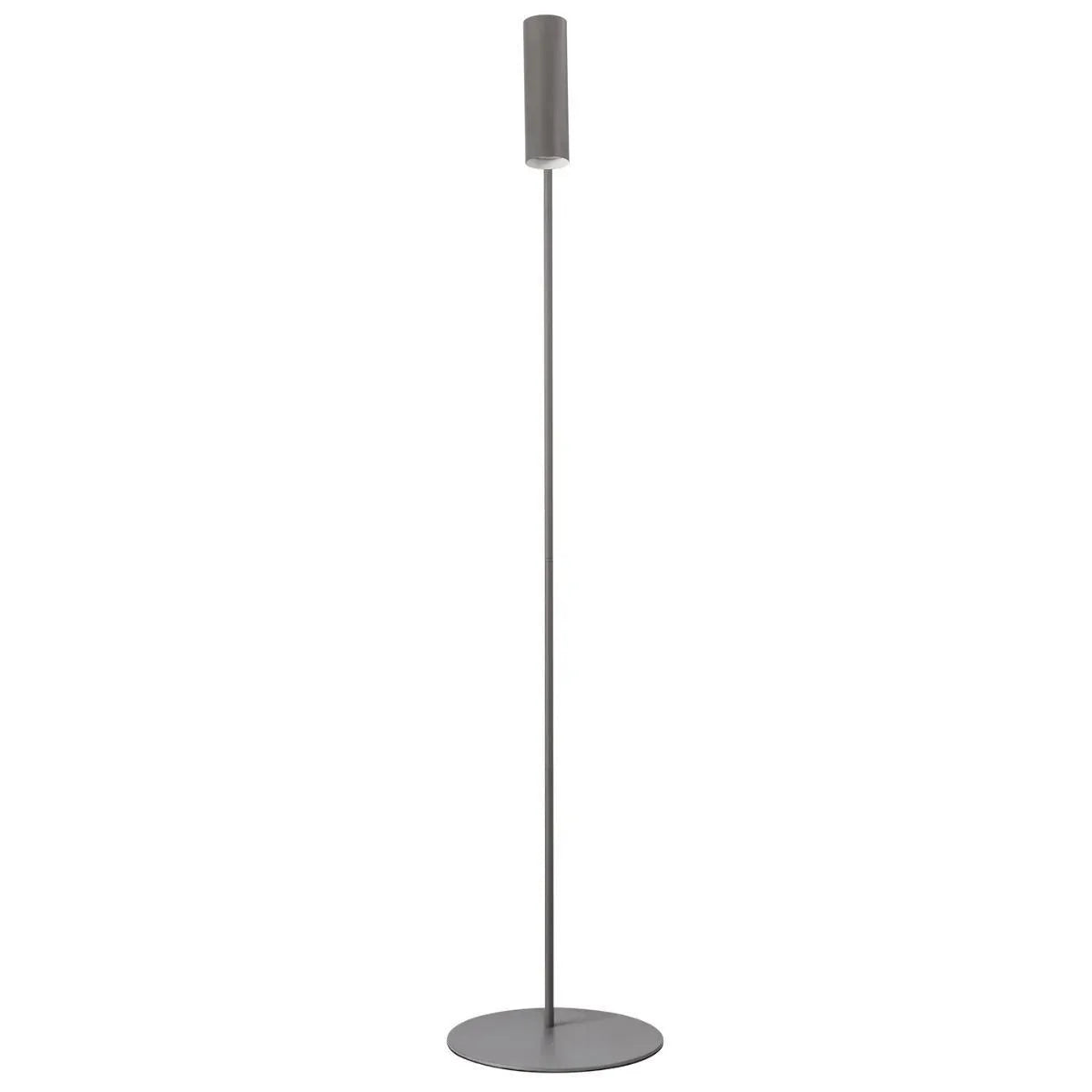 Staande lamp grijs 'MIB 6' grijze vloerlamp verstelbaar GU10 141cm DFTP - FOIR