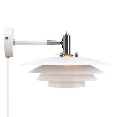 wandlamp verstelbaar g9 fitting en schakelaar wit chrome 2213471001