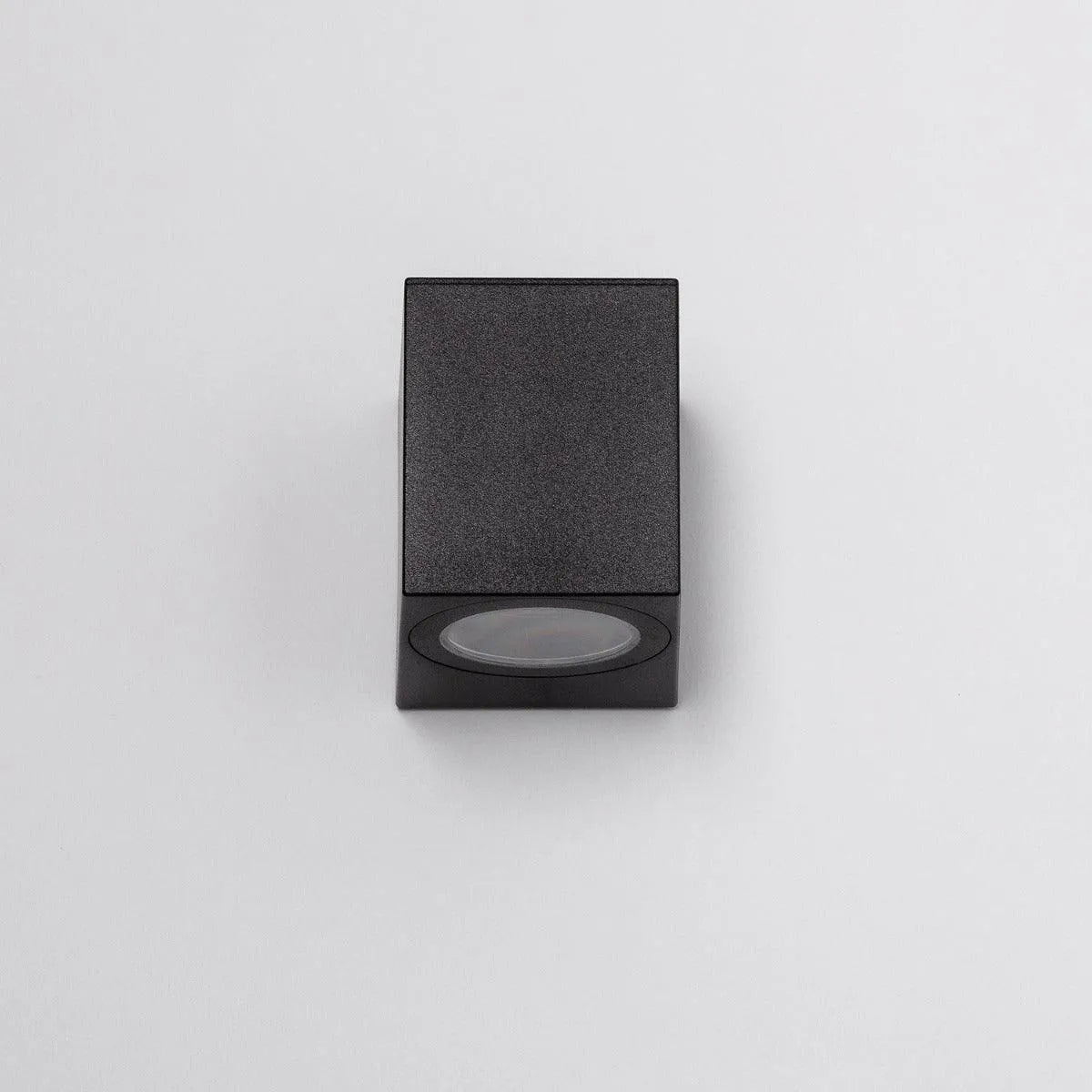 Warm wit kubus gu10 led lamp zwart 