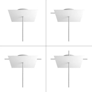 Plafondkap vierkant lichtgroen 1 uitgang 200mm - FOIR