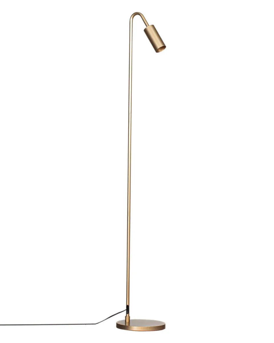 mat gouden vloerlamp gu10 fitting schakelaar design curve by rydens 4100950-6503 7391741009555 