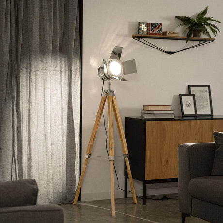 Staande spot driepoot led lamp verstelbaar
