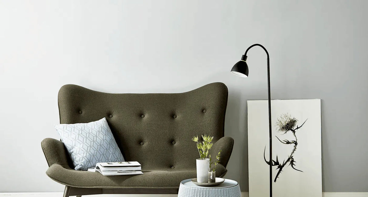 Moderne nordlux vloerlamp zwart met schakelaar