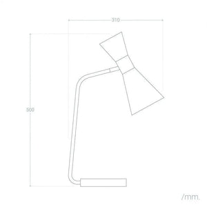Bureaulamp verstelbaar zwart goud e27 fitting stekker schakelaar