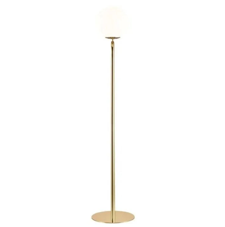 Vloerlamp met opaal glas en vloerschakelaar Nordlux