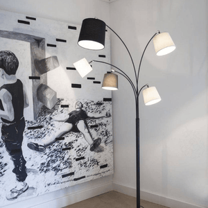 Staande lamp 'Foggy' By Rydens 5x E14 fitting modern 200cm - FOIR