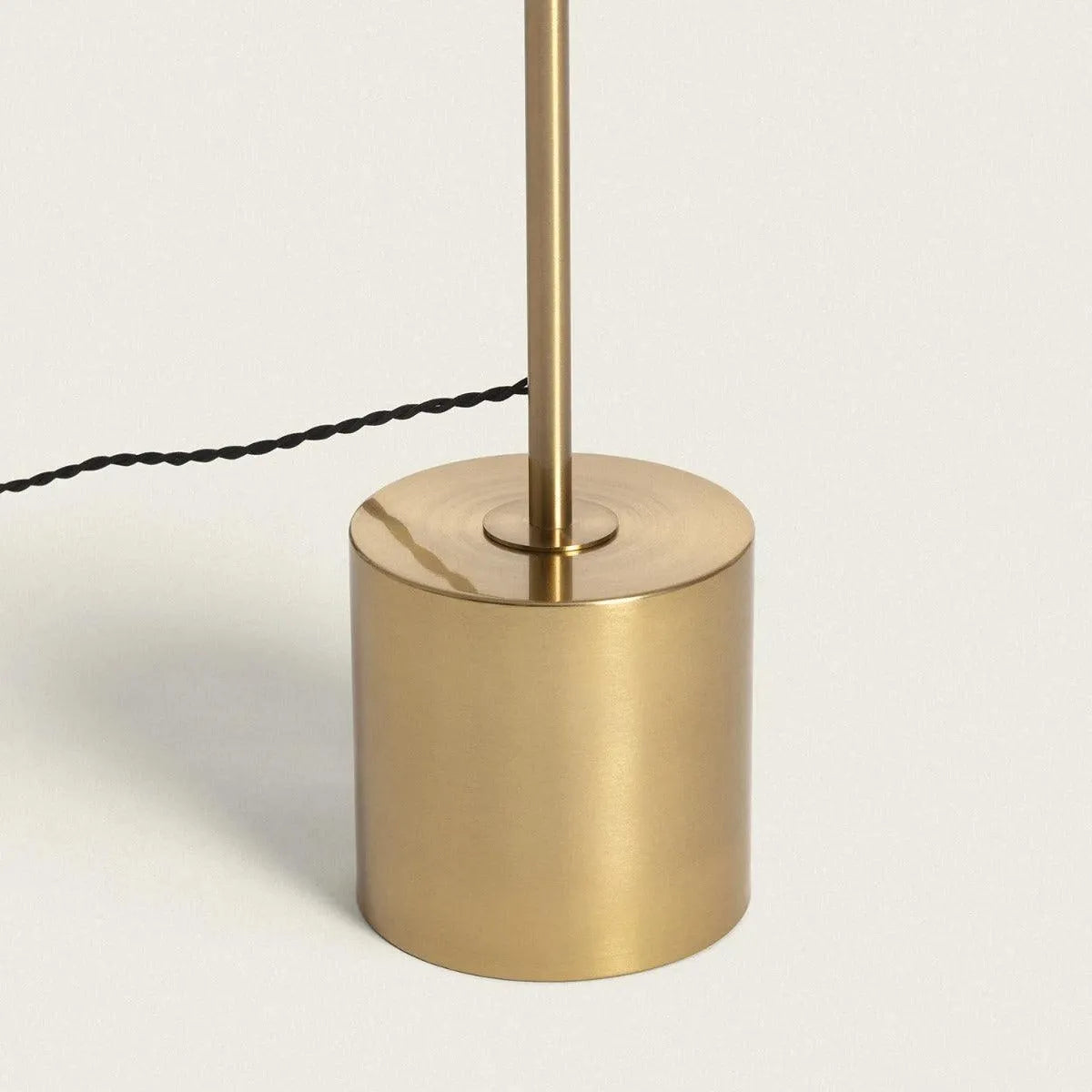 Grote klassieke staande vloerlamp goud met glazen kap E27 fitting 'Finley' 142 cm - FOIR