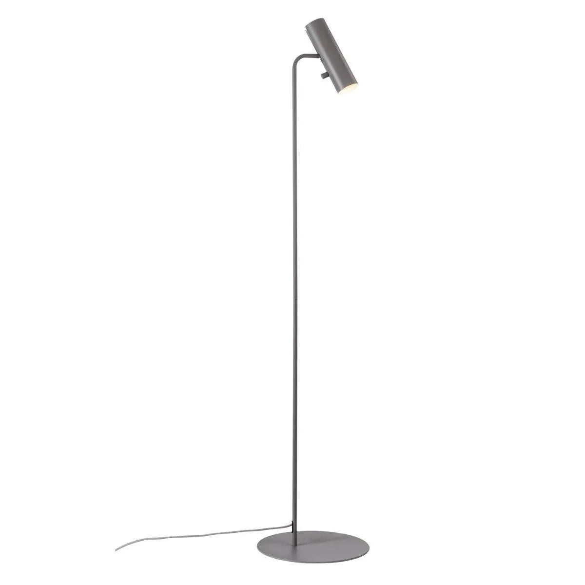 mib 6 vloerlamp grijs gu10 fitting stekker schakelaar 