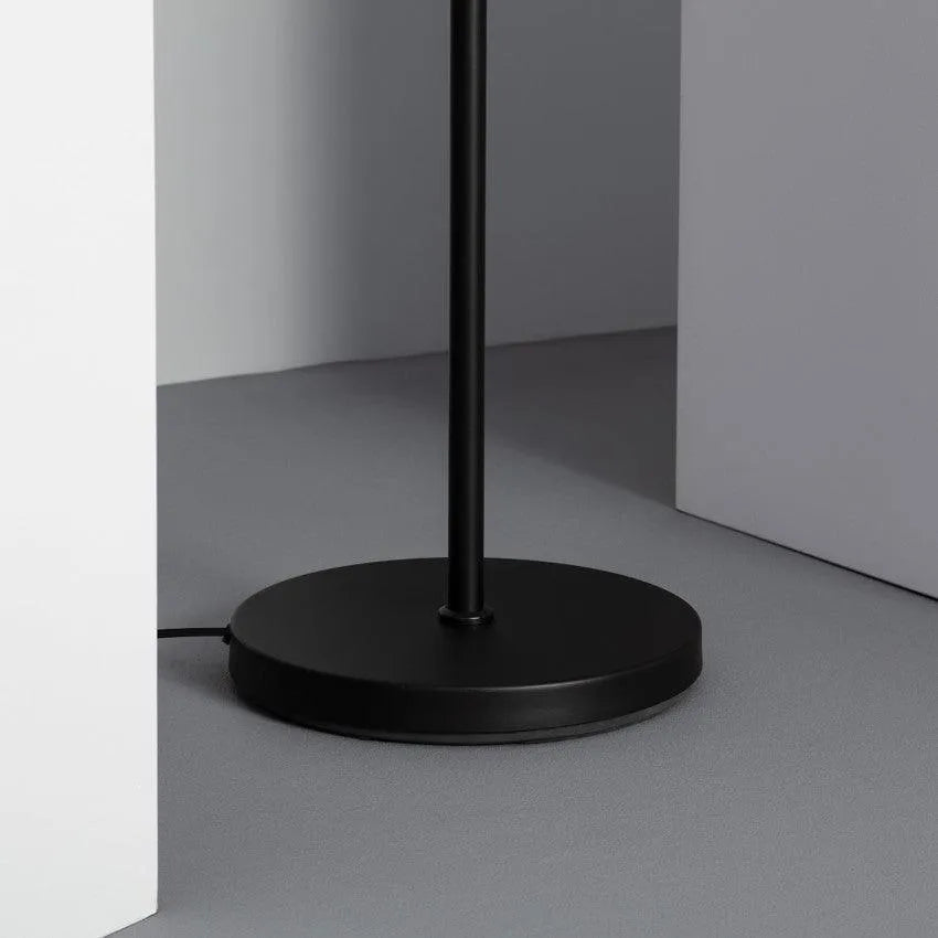 Staande lamp gevlochten 'Adam' E27 fitting rotan modern 151cm - FOIR