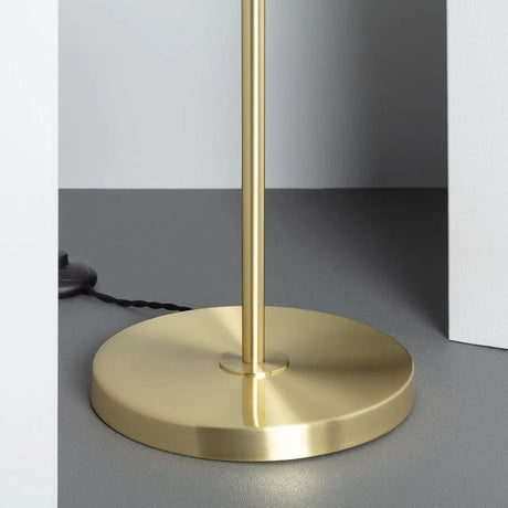 Vloerlamp roze & messing vloerschakelaar E27 fitting 'Audet' 138 cm - FOIR