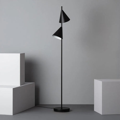 Vloerlamp zwart modern e27 fitting staande lamp