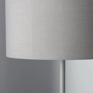Vloerlamp hout 'Sicilië' grijs staande lamp modern E27 fitting 159cm - FOIR