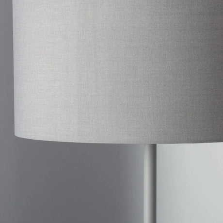 Vloerlamp hout 'Sicilië' grijs staande lamp modern E27 fitting 159cm - FOIR