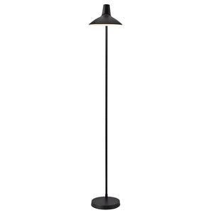 vloerlamp mat zwart e14 fitting schakelaar nordlux 
