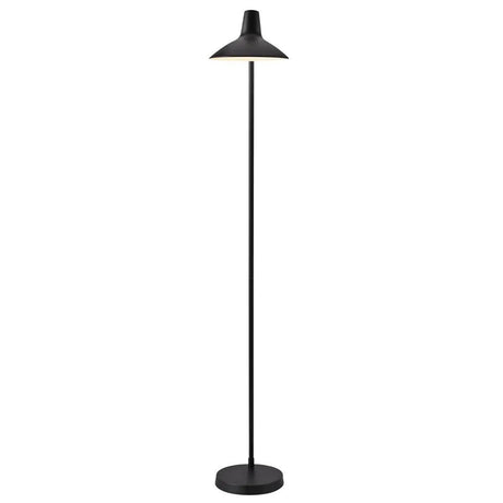 vloerlamp mat zwart e14 fitting schakelaar nordlux 