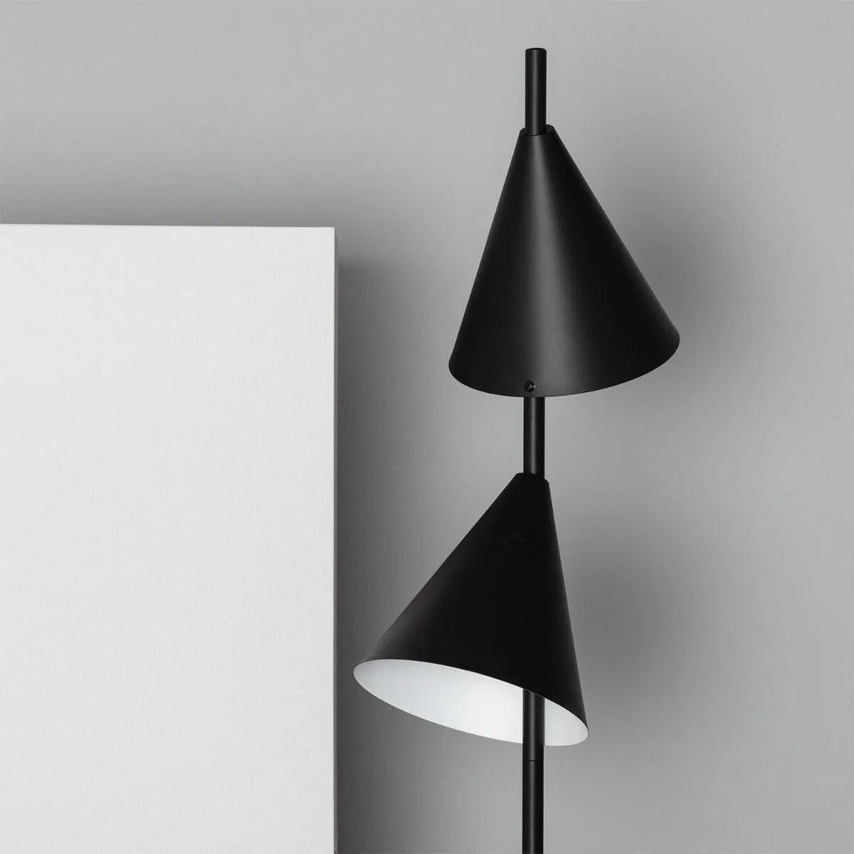 Staande lamp zwart e27 fitting led lamp vloerlamp1