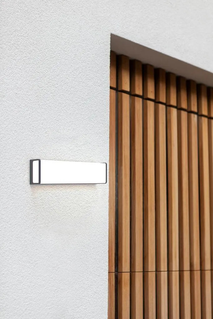 Buitenlamp zwart led lamp 34W 4000k breed Lutec Doblo