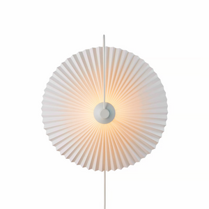 Wandlamp waaier Stof Nadia E14 50 cm