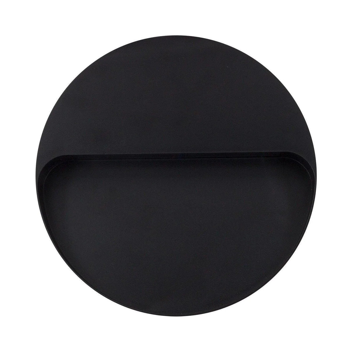 Ledlamp rond zwart gevelverlichting modern