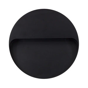 Ledlamp rond zwart gevelverlichting modern