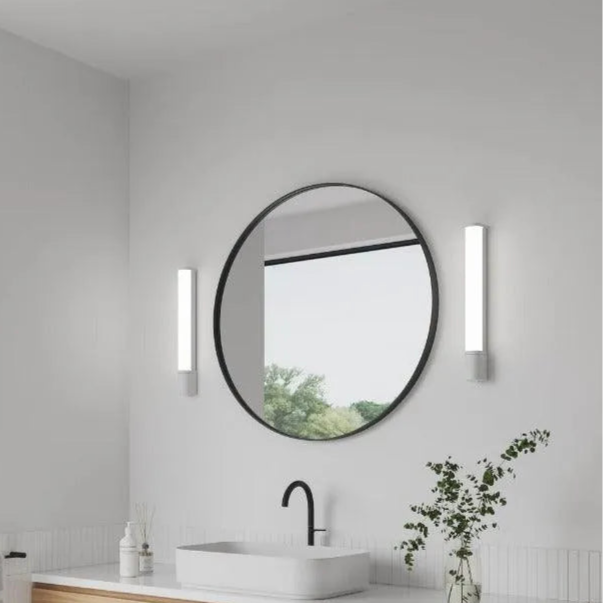 Wandlamp badkamer wit met ingebouwde LED schakelaar & stopcontact 'Nordlux Malaika 49'
