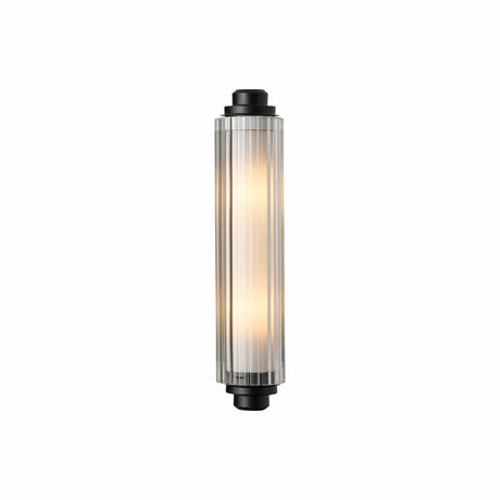 Wandlamp zwart badkamer 'Nimal' e14 spiegel verlichting 35 cm - FOIR