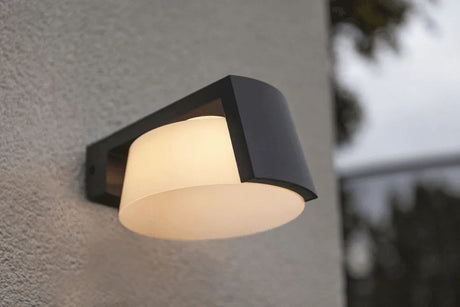 Buitenlamp zwart Moon LED downlighter donkergrijs helder wit 4000K - FOIR