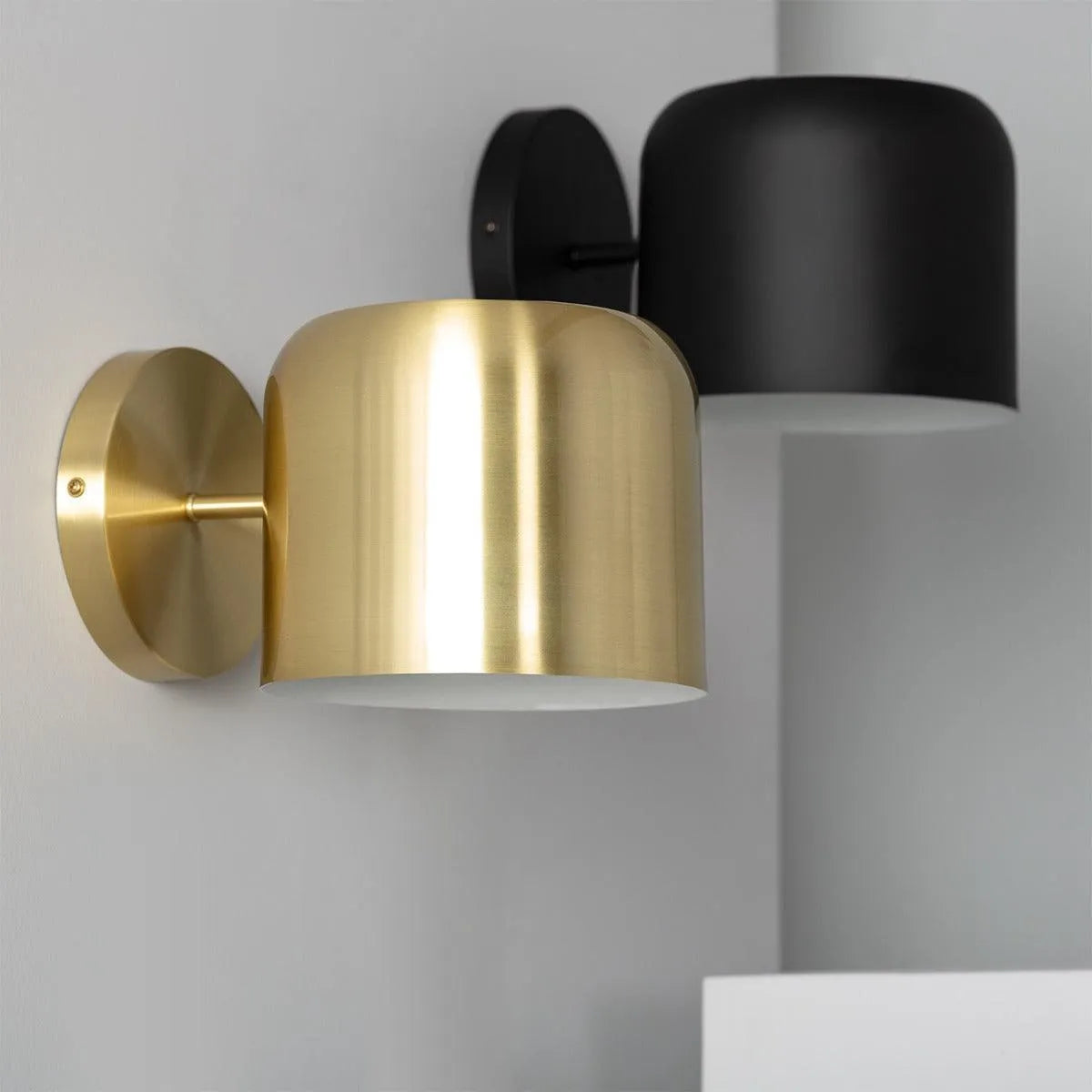 Wandlamp goud leeslamp modern 'Bedour' E27 fitting verstelbaar 21 cm - FOIR
