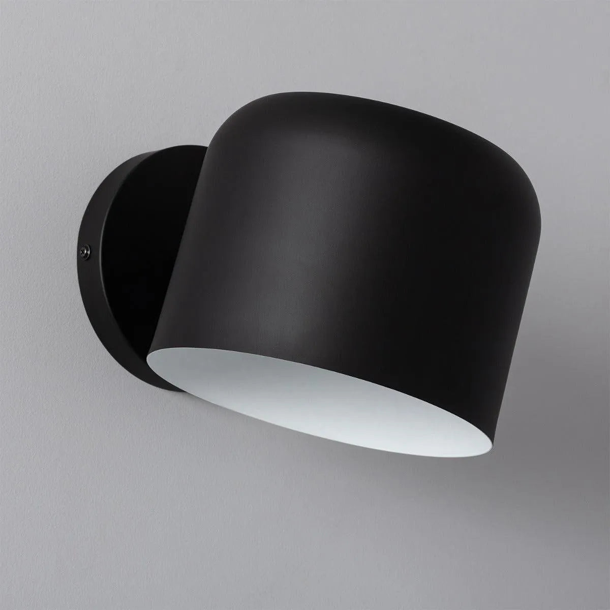 Wandlamp zwart leeslamp modern 'Bedour' E27 fitting verstelbaar 210mm - FOIR