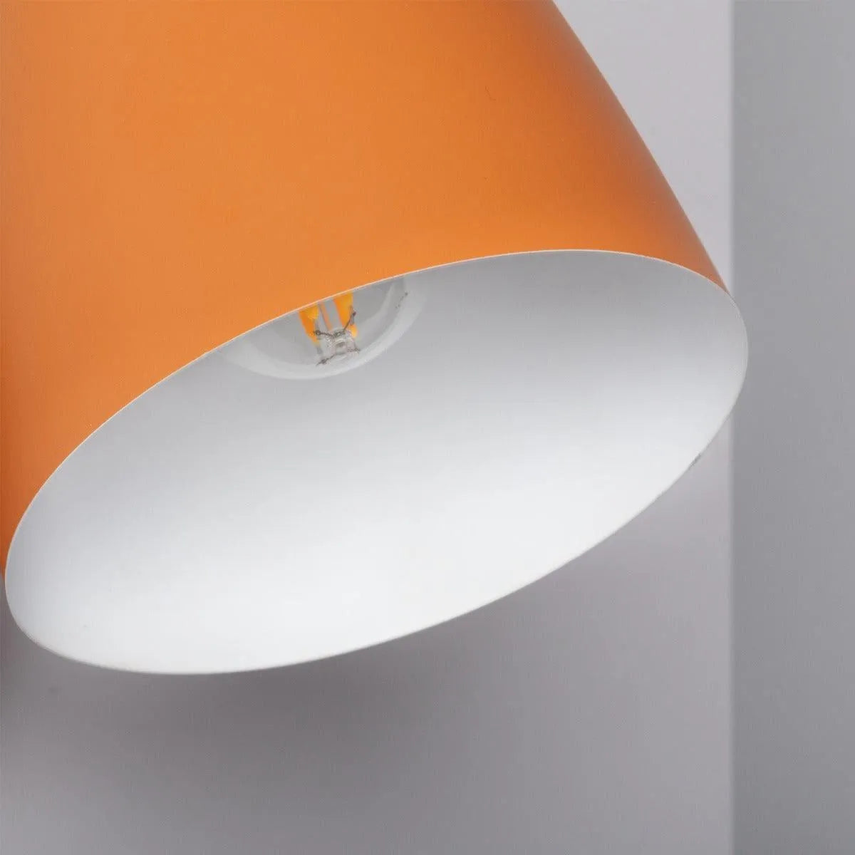 Wandlamp e14 fitting oranje leeslamp
