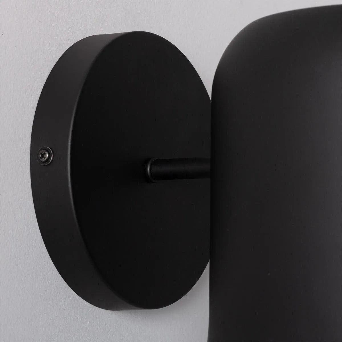 Zwarte wandlamp modern down lighter zwart e27 fitting
