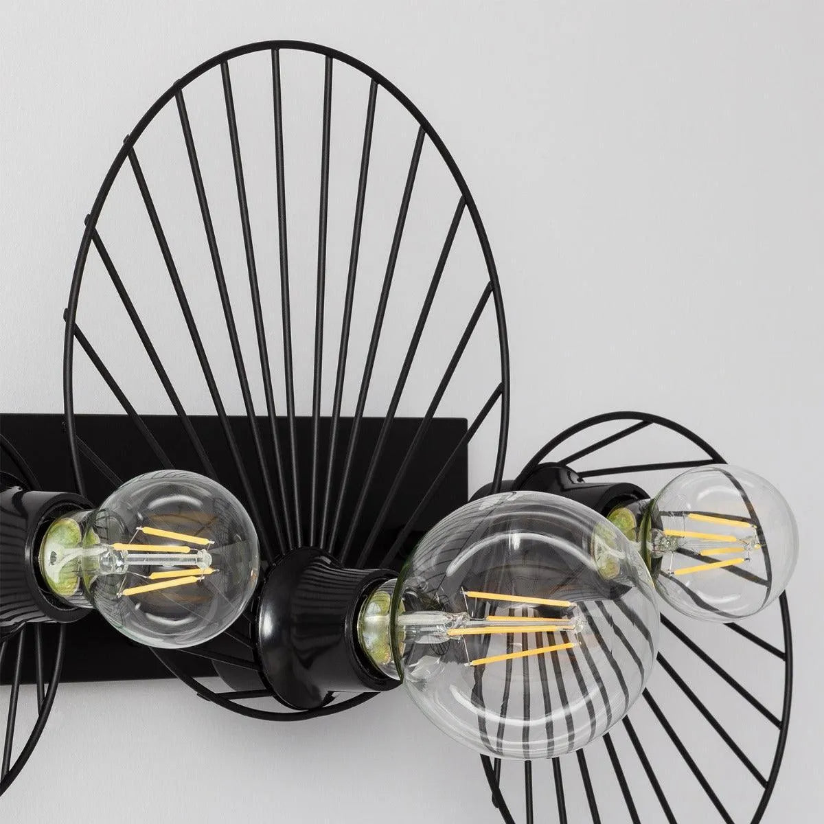 Stalen wandlamp industrieel e27 fitting