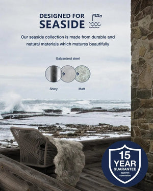 Wandlamp gegalvaniseerd up & downlighter 'Canto Maxi 2' Nordlux GU10 buitenlicht 49721031 - FOIR
