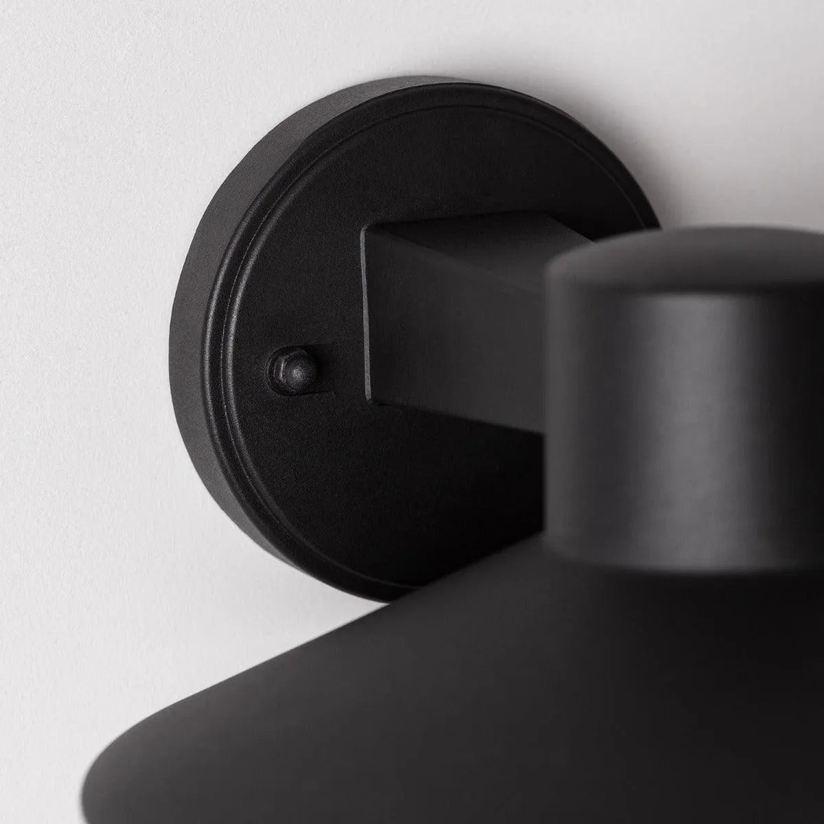 Glazen wandlamp buitenverlichting voordeur zwart